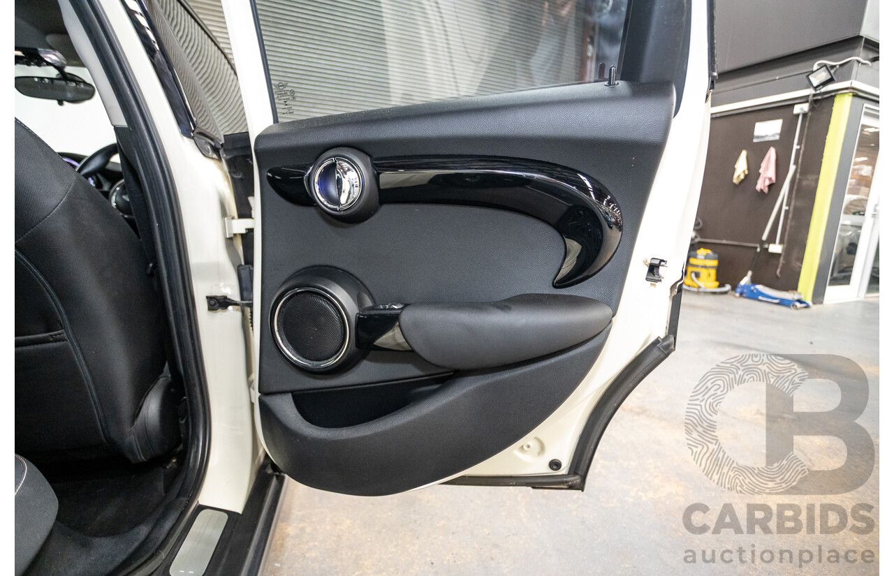 9/2015 Mini Cooper F55 5D Hatchback Pepper White Turbo 1.5L