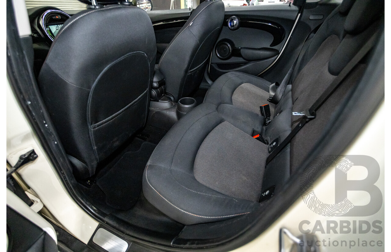 9/2015 Mini Cooper F55 5D Hatchback Pepper White Turbo 1.5L