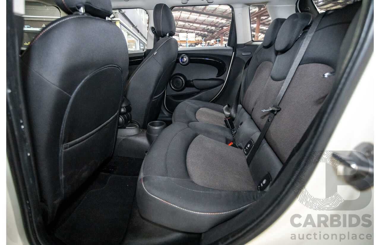 9/2015 Mini Cooper F55 5D Hatchback Pepper White Turbo 1.5L