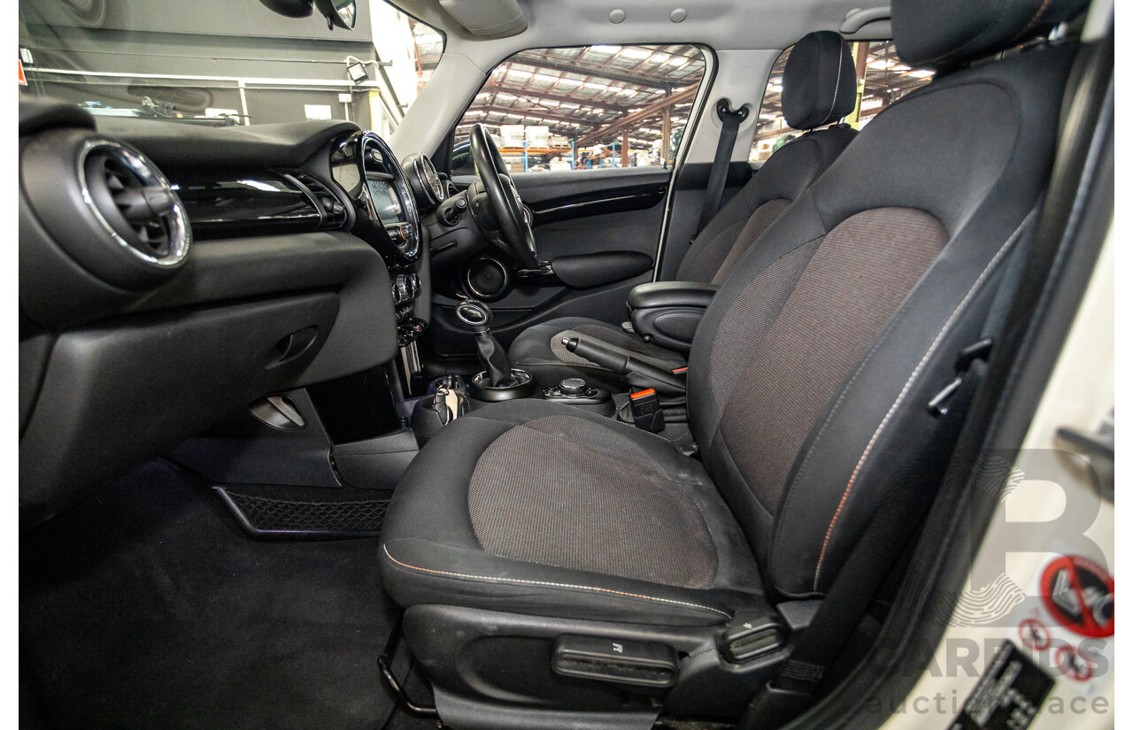 9/2015 Mini Cooper F55 5D Hatchback Pepper White Turbo 1.5L