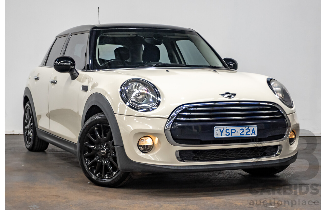 9/2015 Mini Cooper F55 5D Hatchback Pepper White Turbo 1.5L
