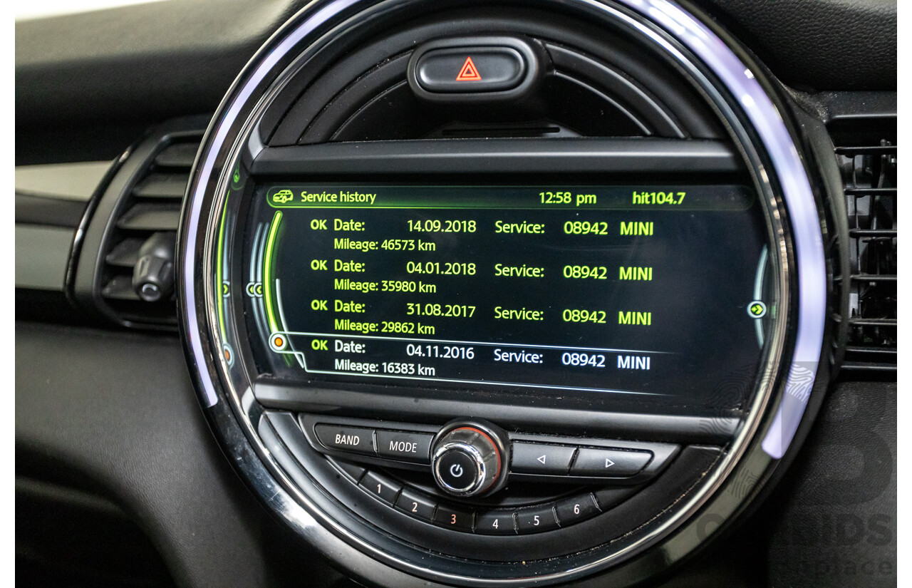 9/2015 Mini Cooper F55 5D Hatchback Pepper White Turbo 1.5L