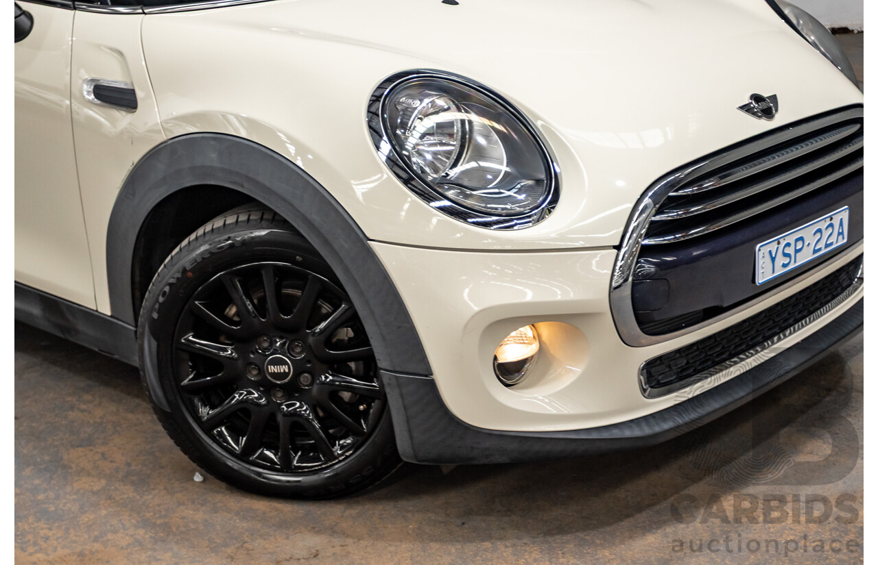 9/2015 Mini Cooper F55 5D Hatchback Pepper White Turbo 1.5L