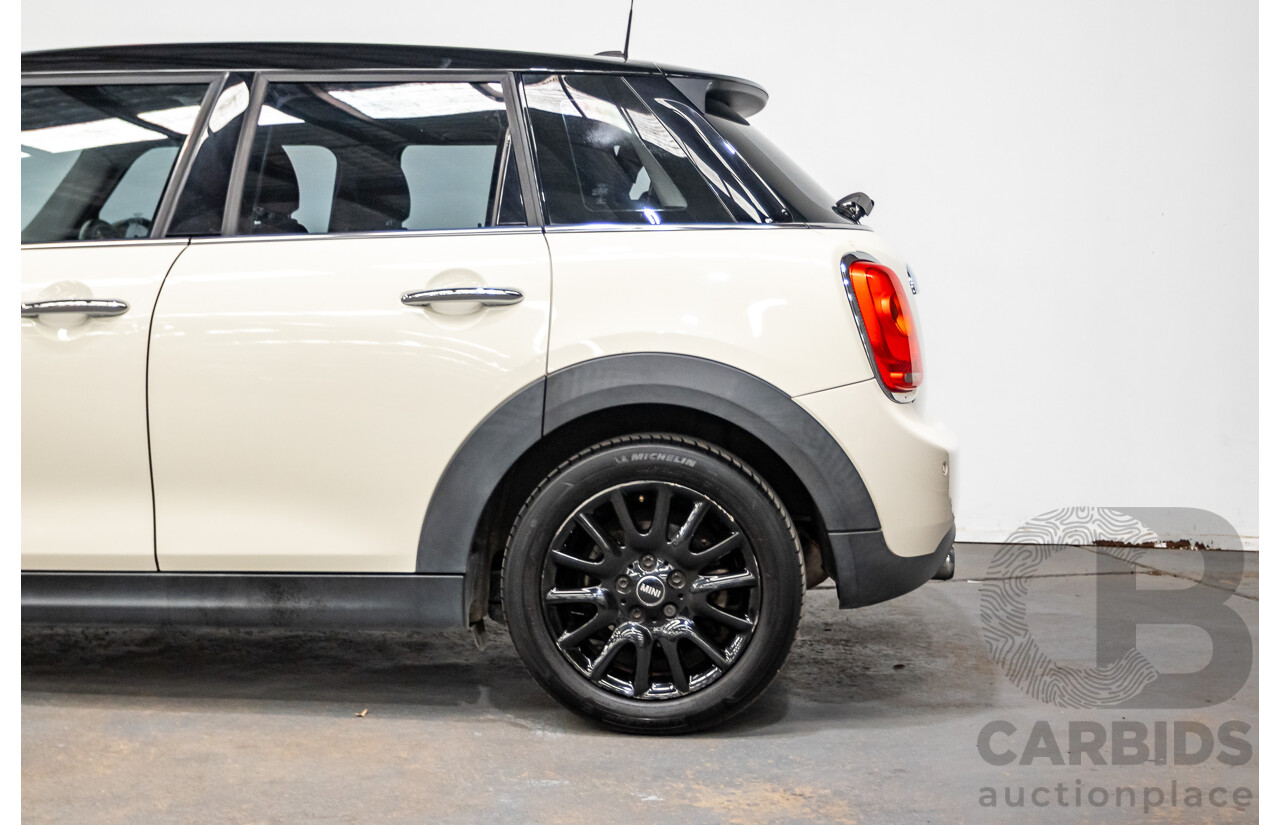 9/2015 Mini Cooper F55 5D Hatchback Pepper White Turbo 1.5L