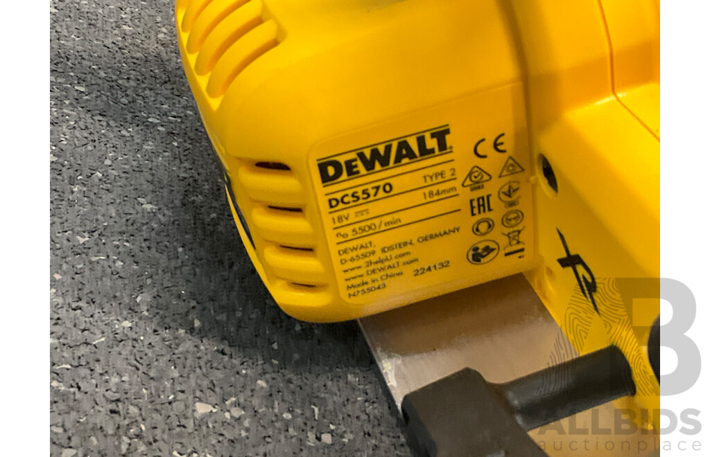 DeWALT 18V XR Brushless 184mm Cuircular Saw (DCS570) Skin Only
