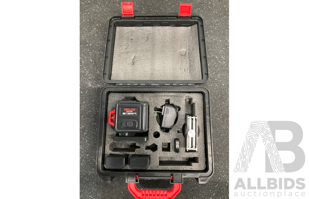 DELIXI Electric Laser Level Kit with Carry Case