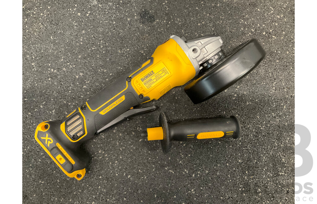 DeWALT 18V XR Brushless 125mm Angle Grinder (DCG406) Skin Only - ORP $389