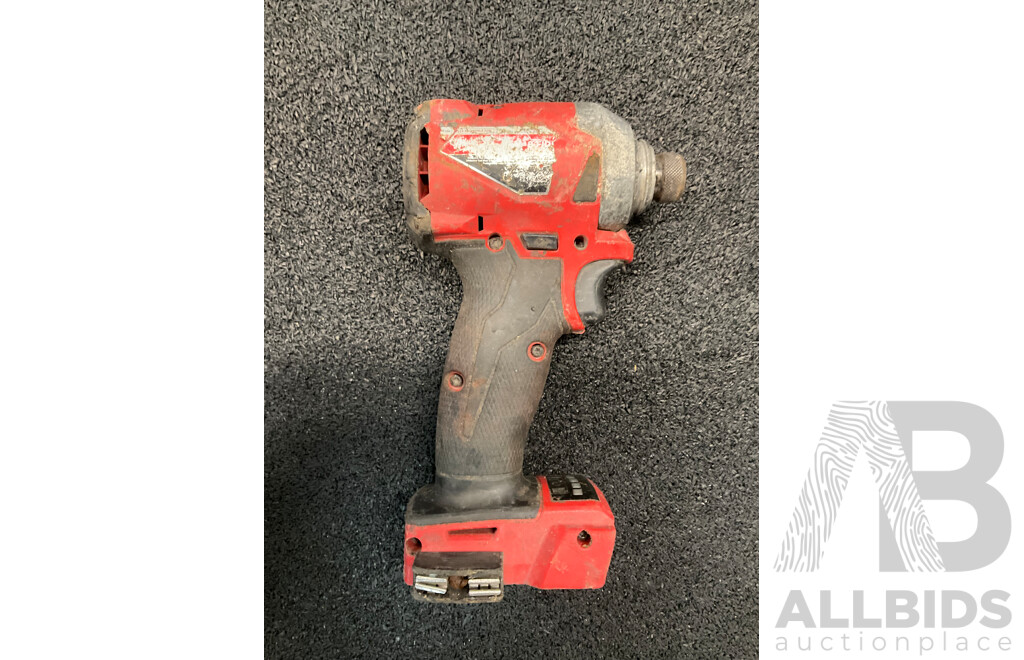 MILWAUKEE M18 FUEL 18V Rotary Hammer, Hammer Drill and Impact Driver - Lot of 3