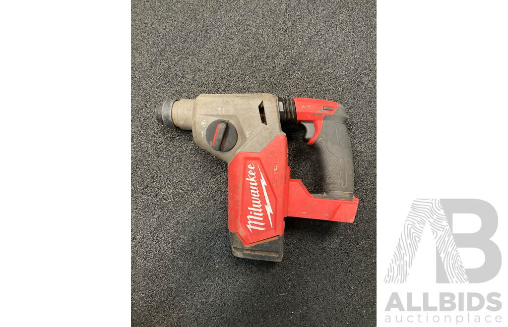 MILWAUKEE M18 FUEL 18V  Rotary Hammer, Hammer Drill and Impact Driver - Lot of 3