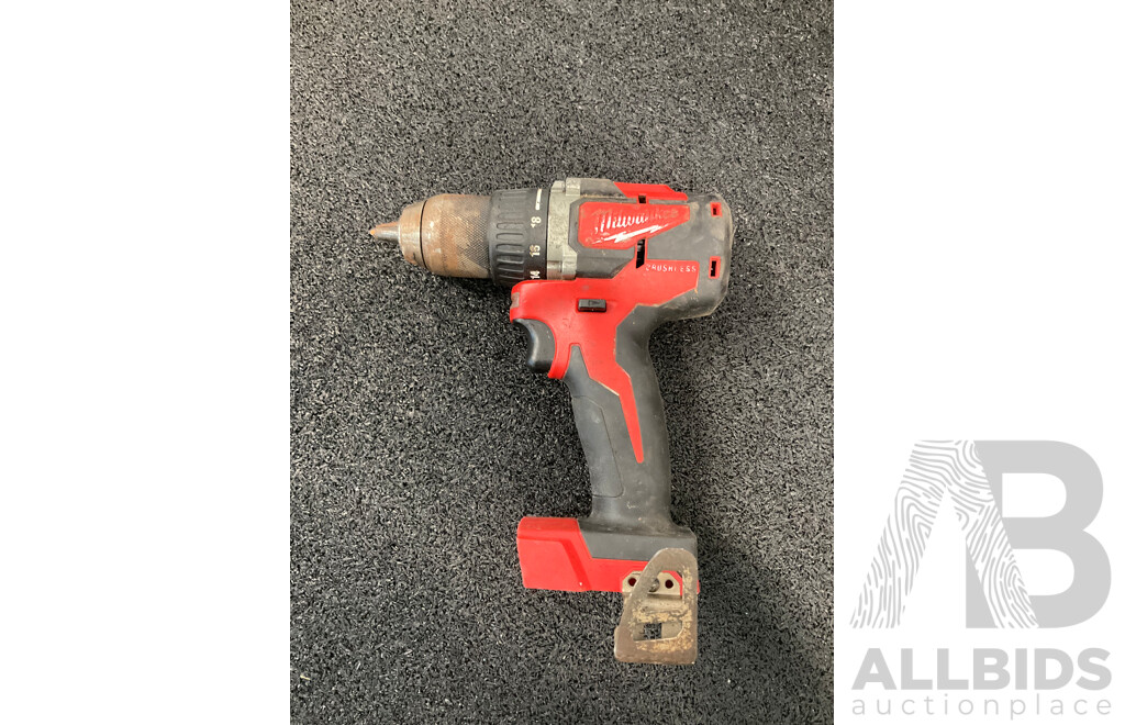 MILWAUKEE M18 FUEL 18V Rotary Hammer, Hammer Drill and Hammer Drill - Lot of 3