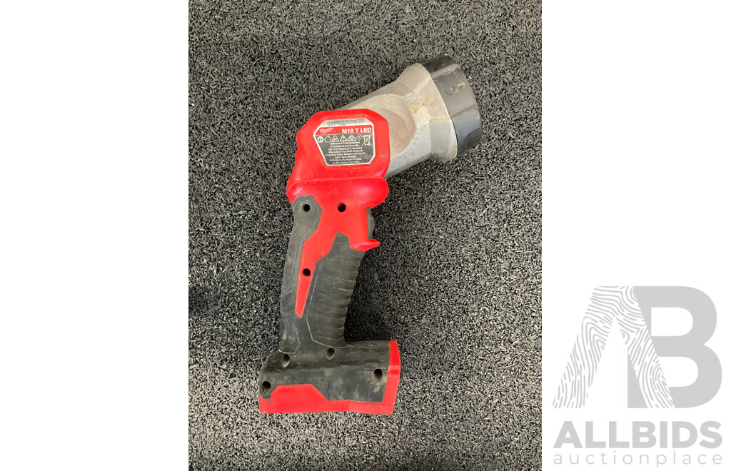 MILWAUKEE M18 FUEL 18V Jigsaw (M18 FJS) and LED Work Light (M18 T LED) - Lot of 2