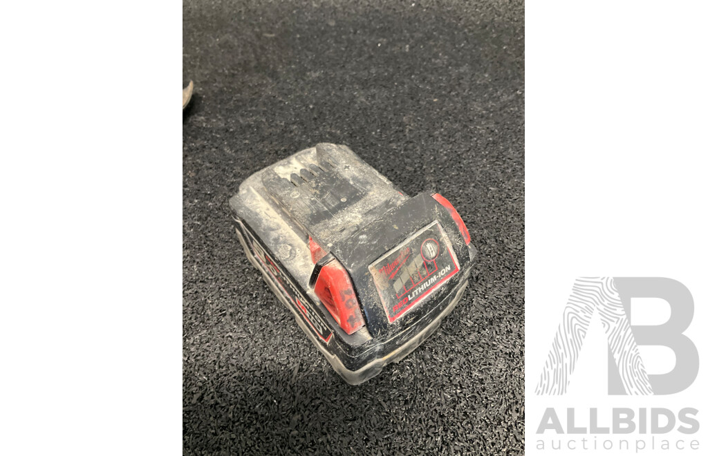 MILWAUKEE 18V FUEL Angle Grinder with 5.0Ah Battery - Lot of 2