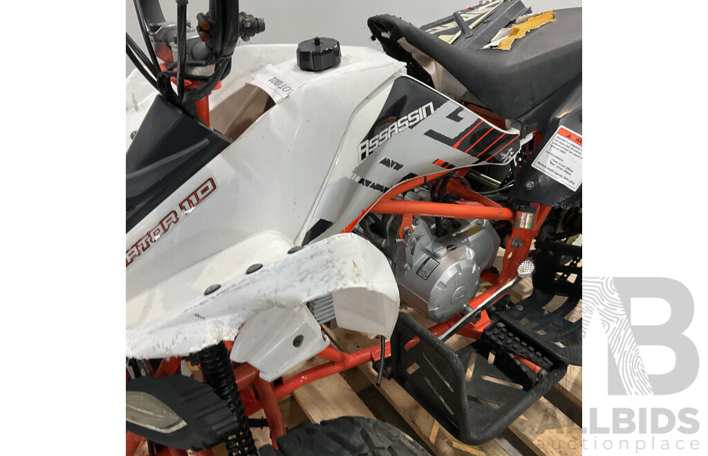 Assassin Predator 110 KIDS Quad Dirt Pit Bike Go-Kart 4-Wheeler Buggy