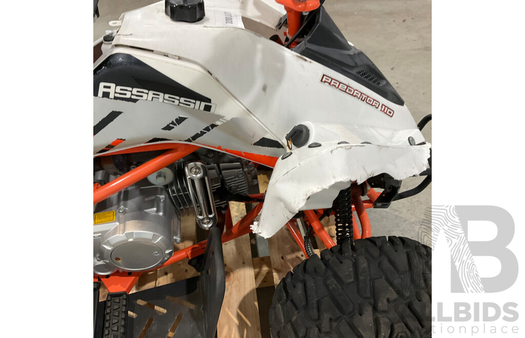 Assassin Predator 110 KIDS Quad Dirt Pit Bike Go-Kart 4-Wheeler Buggy