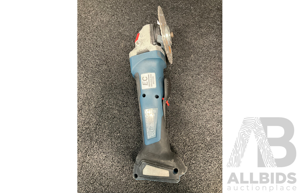 BOSCH Engle Grinder with 2.0Ah Battery and Tools - Lot of 4