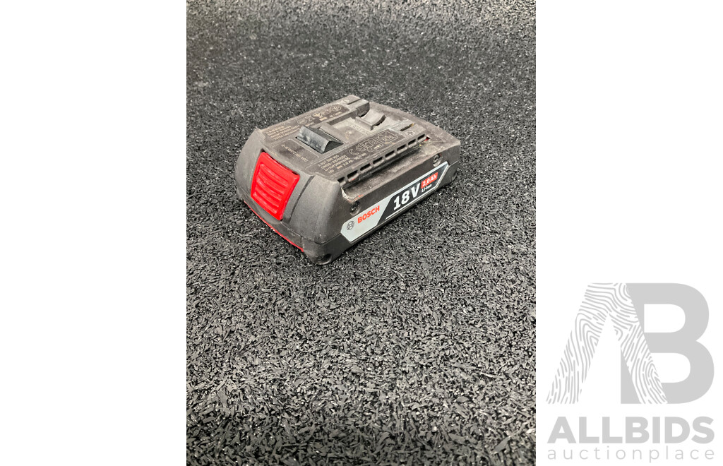 BOSCH Engle Grinder with 2.0Ah Battery and Tools - Lot of 4