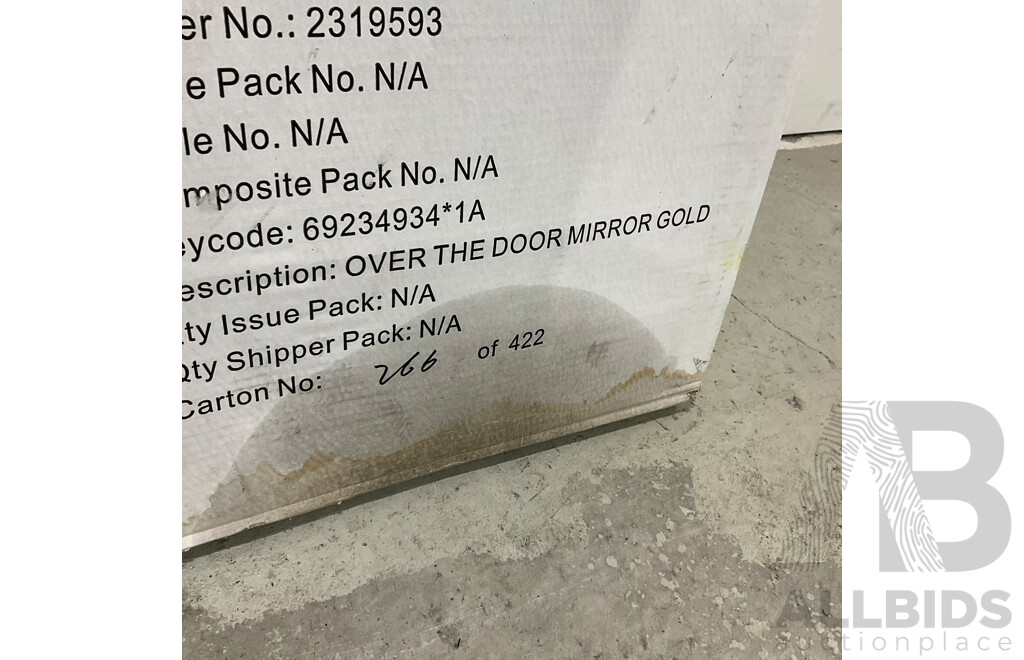 Anko Over the Door Mirror