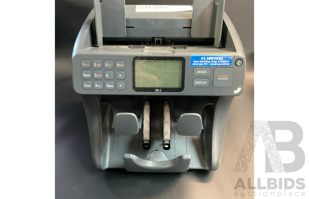 MIB SB-5 Dual Pocket Note Counter / Sorter