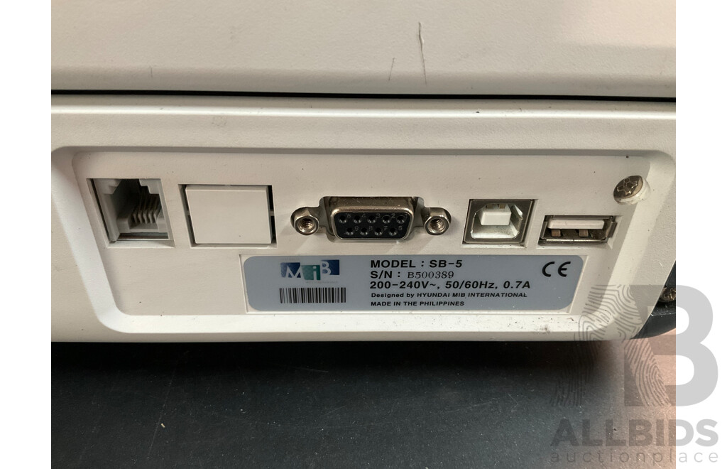 MIB SB-5 Dual Pocket Note Counter / Sorter