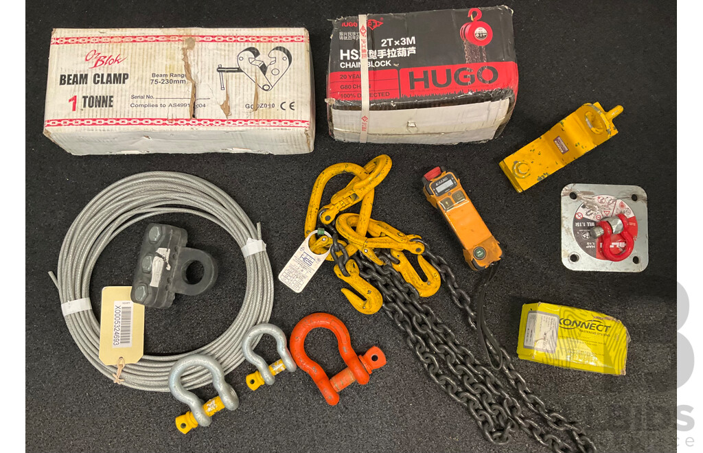 Various Pieces of Lifting Equipment