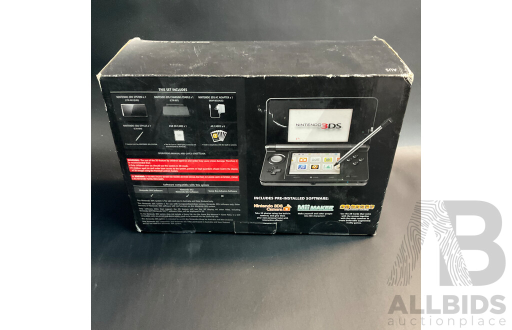 NINTENDO 3DS Cosmos Black Console
