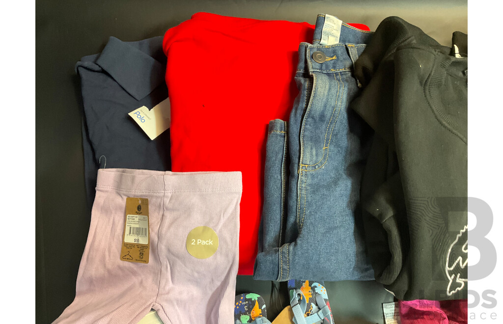 Assorted Men's, Women's, Kid's Clothing