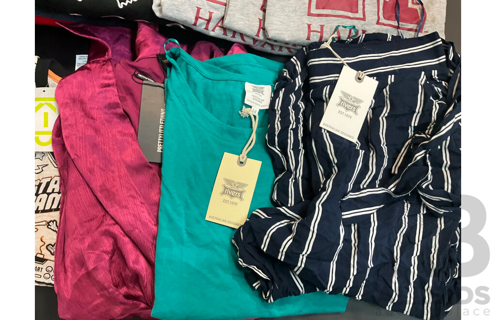 Assorted Men's, Women's, Kid's Clothing