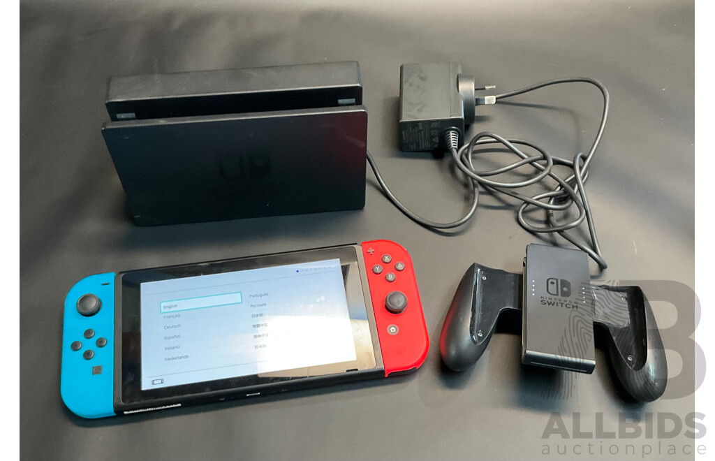 Nintendo Switch Console with Charger