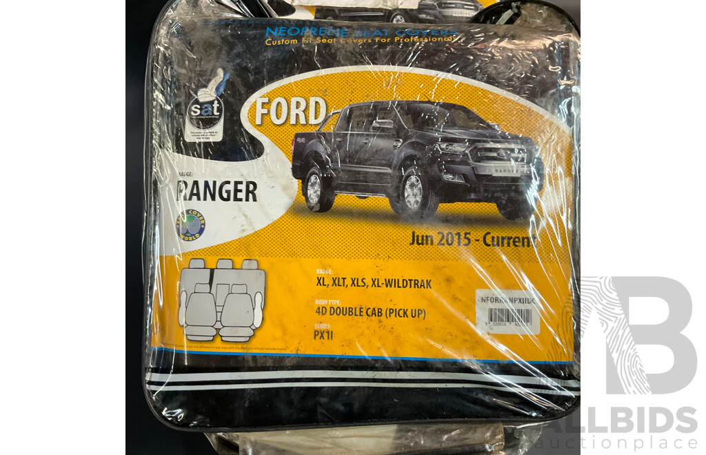 Ford Ranger Seat Covers & ANKO Mop Replacement Sponge & Box of Green Wall Plugs