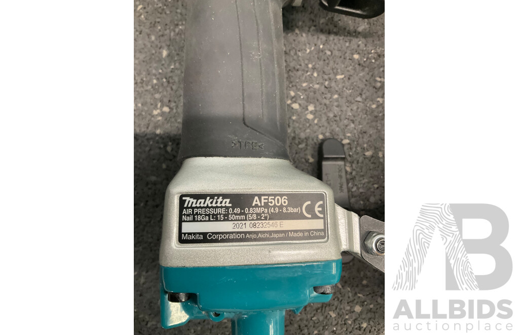 MAKITA Pneumatic 18Ga Brad Nailer (AF506)