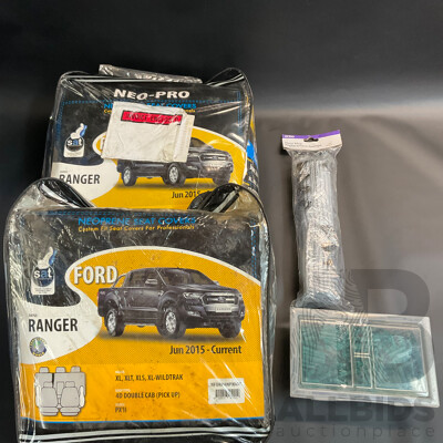 Ford Ranger Seat Covers & ANKO Mop Replacement Sponge &  Box of Green Wall Plugs