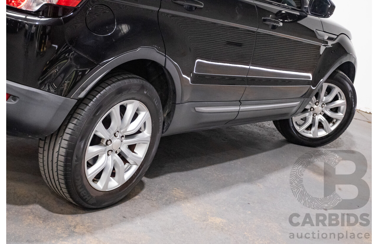 06/2014 Range Rover Evoque SD4 PURE (AWD) LV MY14 5D Wagon Santorini Black Turbo Diesel 2.2L
