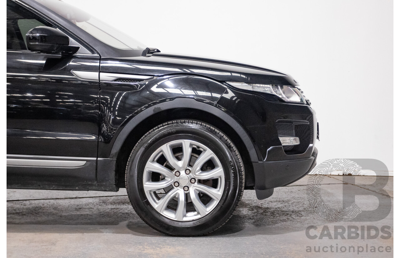 06/2014 Range Rover Evoque SD4 PURE (AWD) LV MY14 5D Wagon Santorini Black Turbo Diesel 2.2L