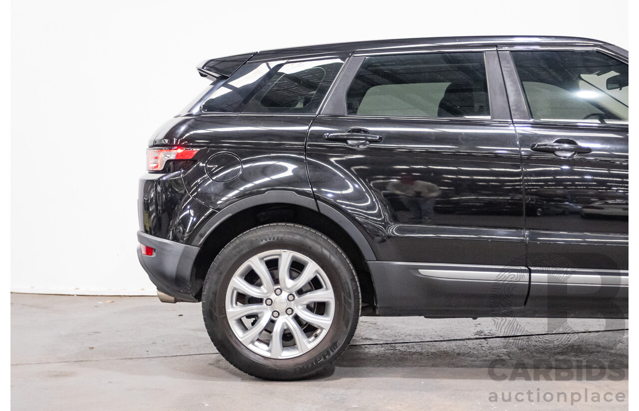 06/2014 Range Rover Evoque SD4 PURE (AWD) LV MY14 5D Wagon Santorini Black Turbo Diesel 2.2L