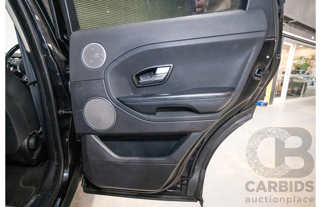 06/2014 Range Rover Evoque SD4 PURE (AWD) LV MY14 5D Wagon Santorini Black Turbo Diesel 2.2L