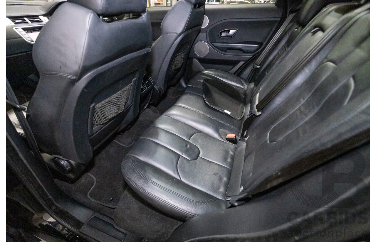 06/2014 Range Rover Evoque SD4 PURE (AWD) LV MY14 5D Wagon Santorini Black Turbo Diesel 2.2L