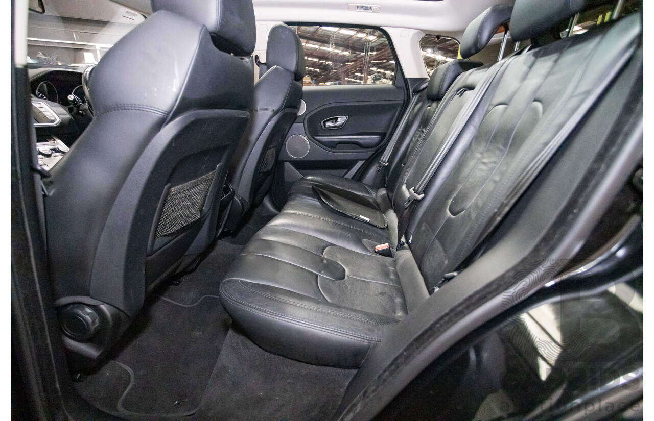 06/2014 Range Rover Evoque SD4 PURE (AWD) LV MY14 5D Wagon Santorini Black Turbo Diesel 2.2L