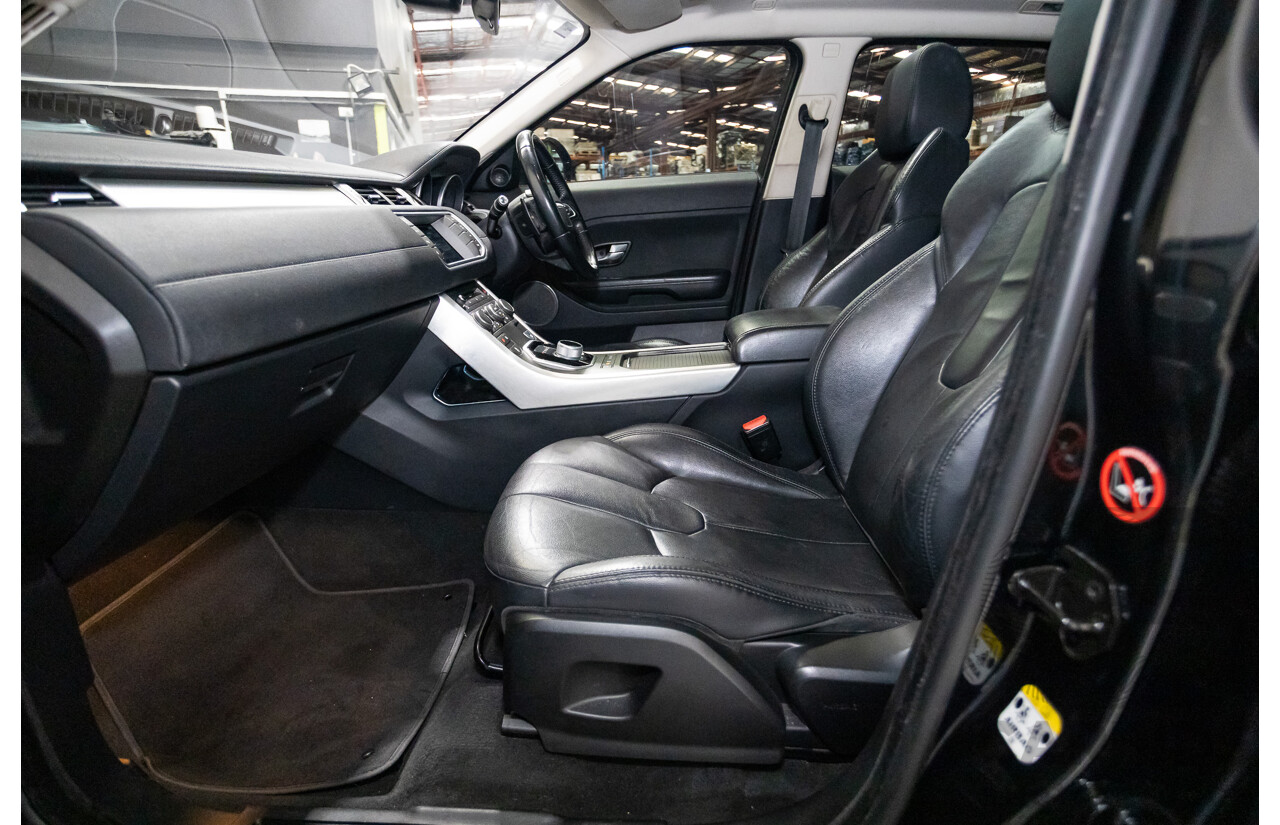06/2014 Range Rover Evoque SD4 PURE (AWD) LV MY14 5D Wagon Santorini Black Turbo Diesel 2.2L
