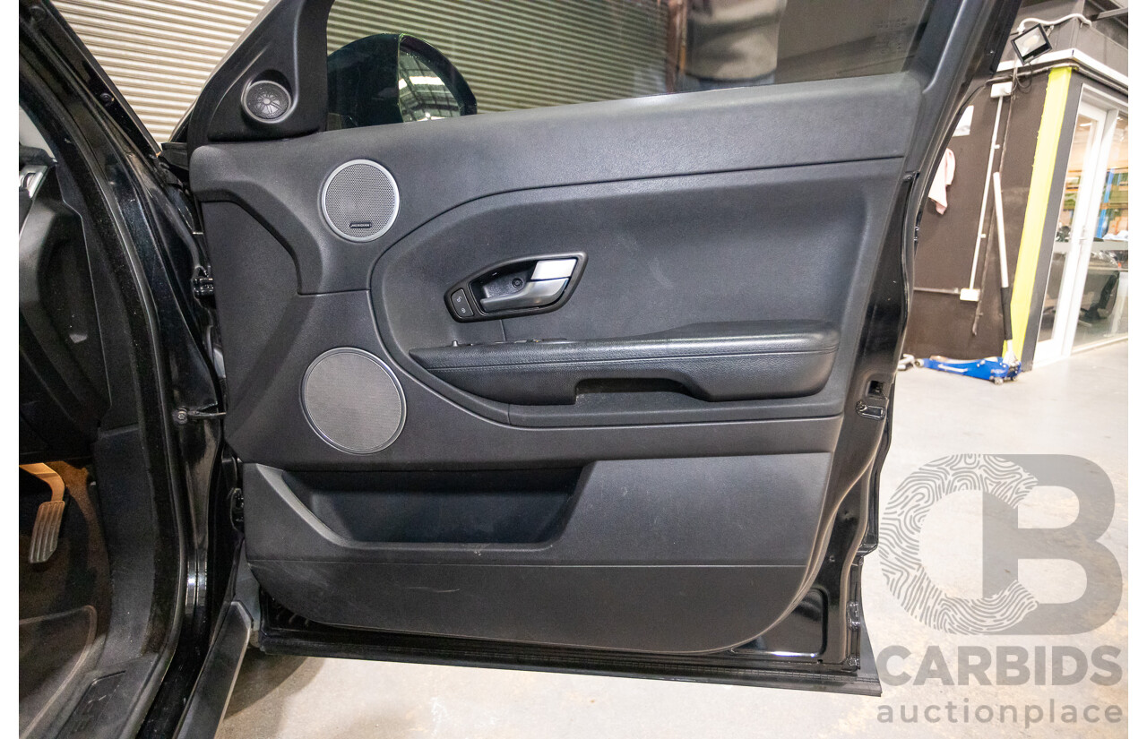 06/2014 Range Rover Evoque SD4 PURE (AWD) LV MY14 5D Wagon Santorini Black Turbo Diesel 2.2L