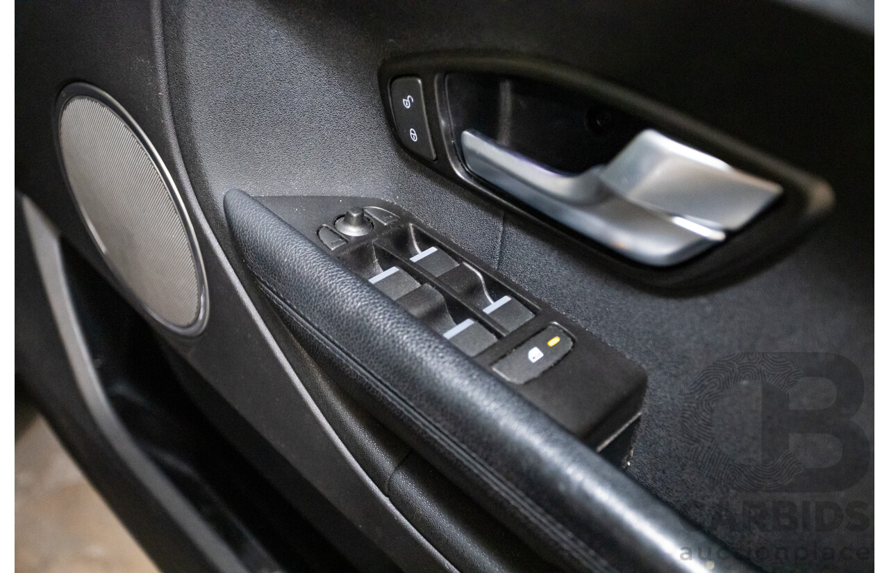 06/2014 Range Rover Evoque SD4 PURE (AWD) LV MY14 5D Wagon Santorini Black Turbo Diesel 2.2L