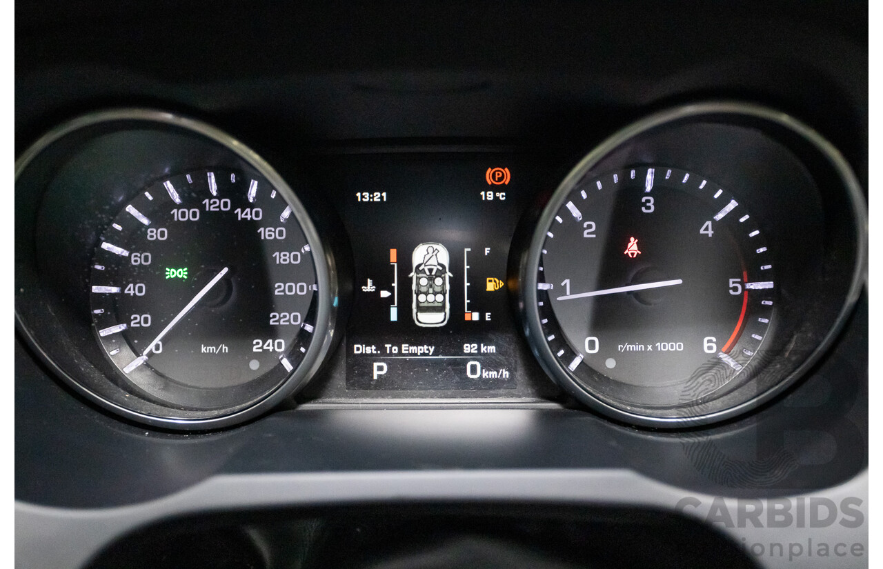 06/2014 Range Rover Evoque SD4 PURE (AWD) LV MY14 5D Wagon Santorini Black Turbo Diesel 2.2L