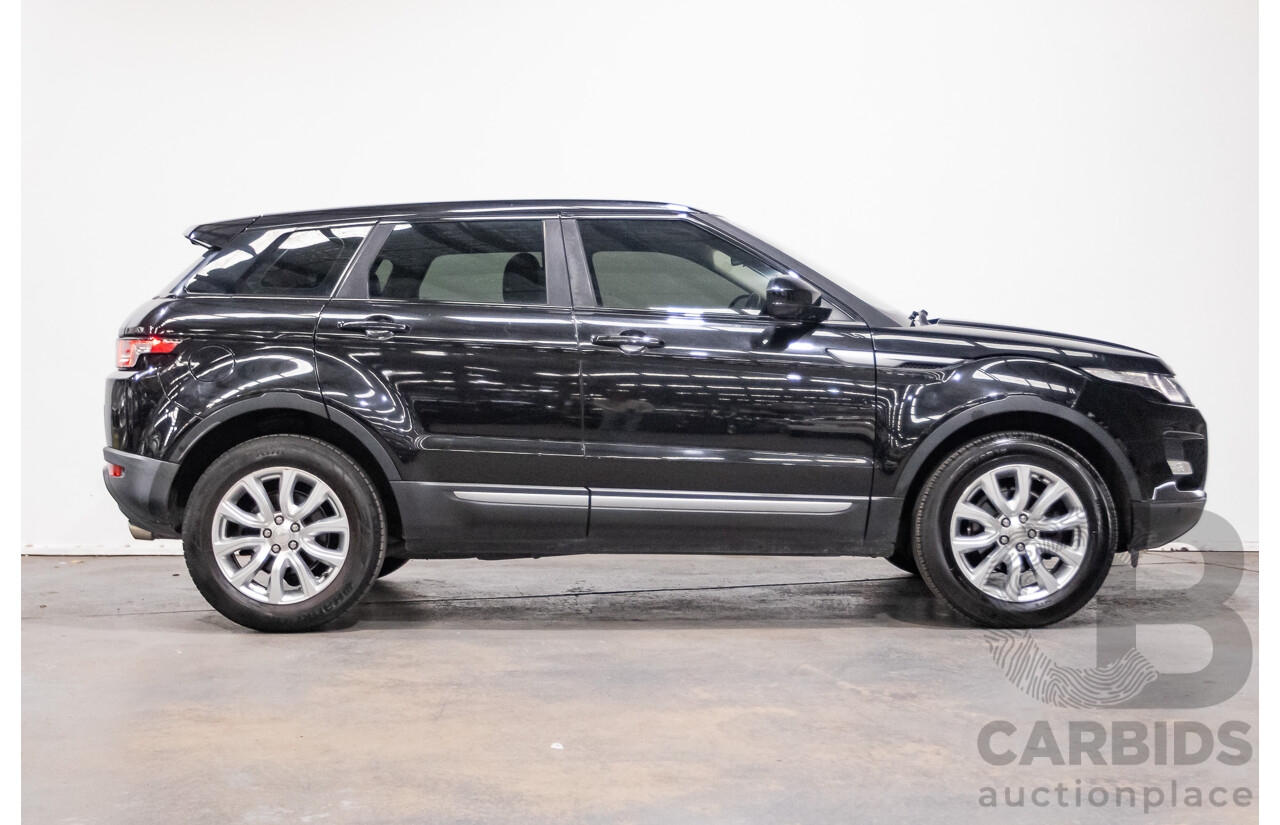 06/2014 Range Rover Evoque SD4 PURE (AWD) LV MY14 5D Wagon Santorini Black Turbo Diesel 2.2L