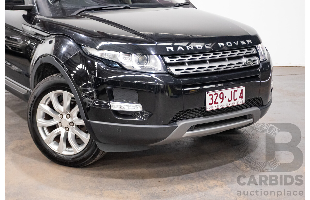 06/2014 Range Rover Evoque SD4 PURE (AWD) LV MY14 5D Wagon Santorini Black Turbo Diesel 2.2L