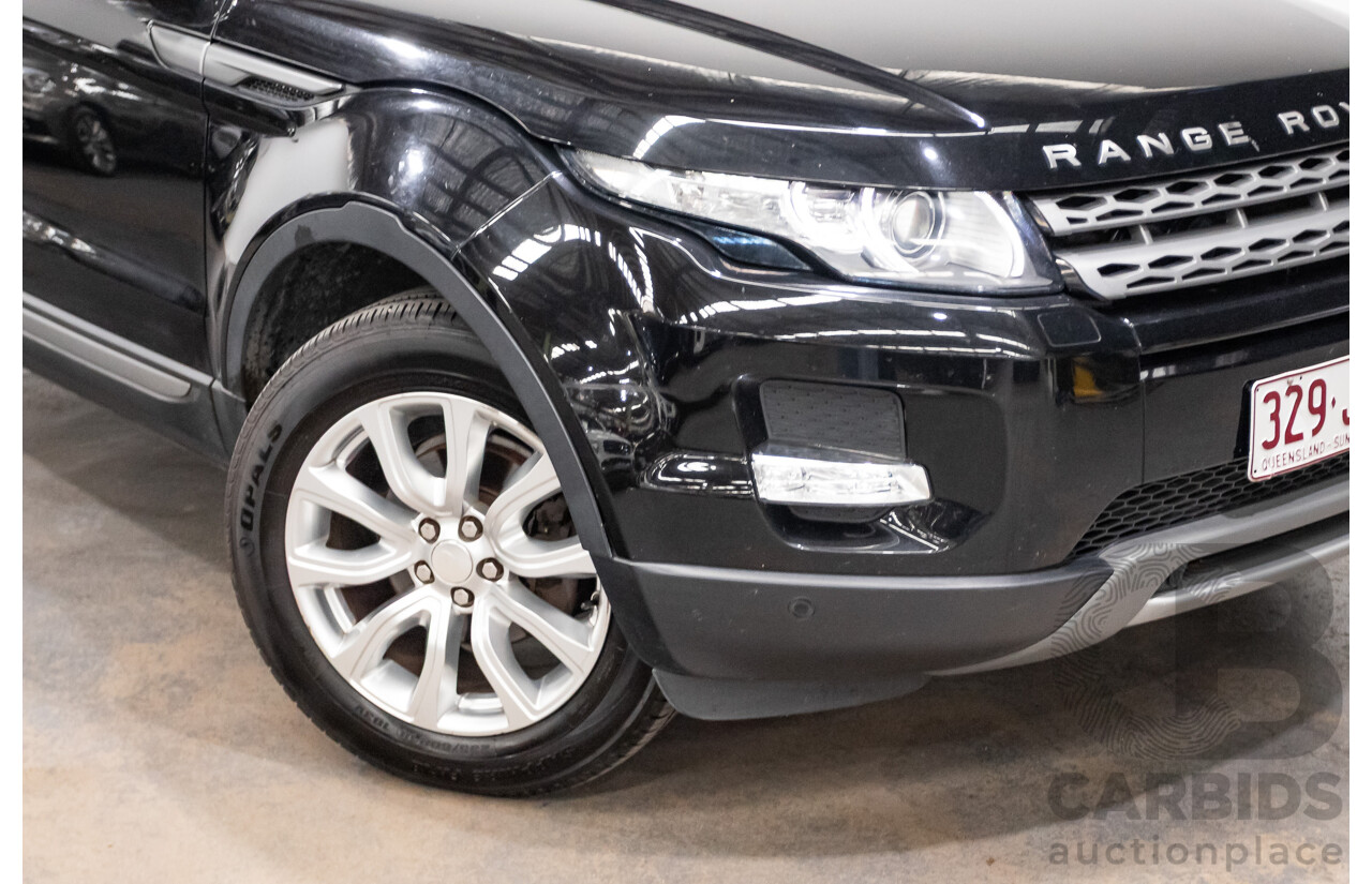 06/2014 Range Rover Evoque SD4 PURE (AWD) LV MY14 5D Wagon Santorini Black Turbo Diesel 2.2L