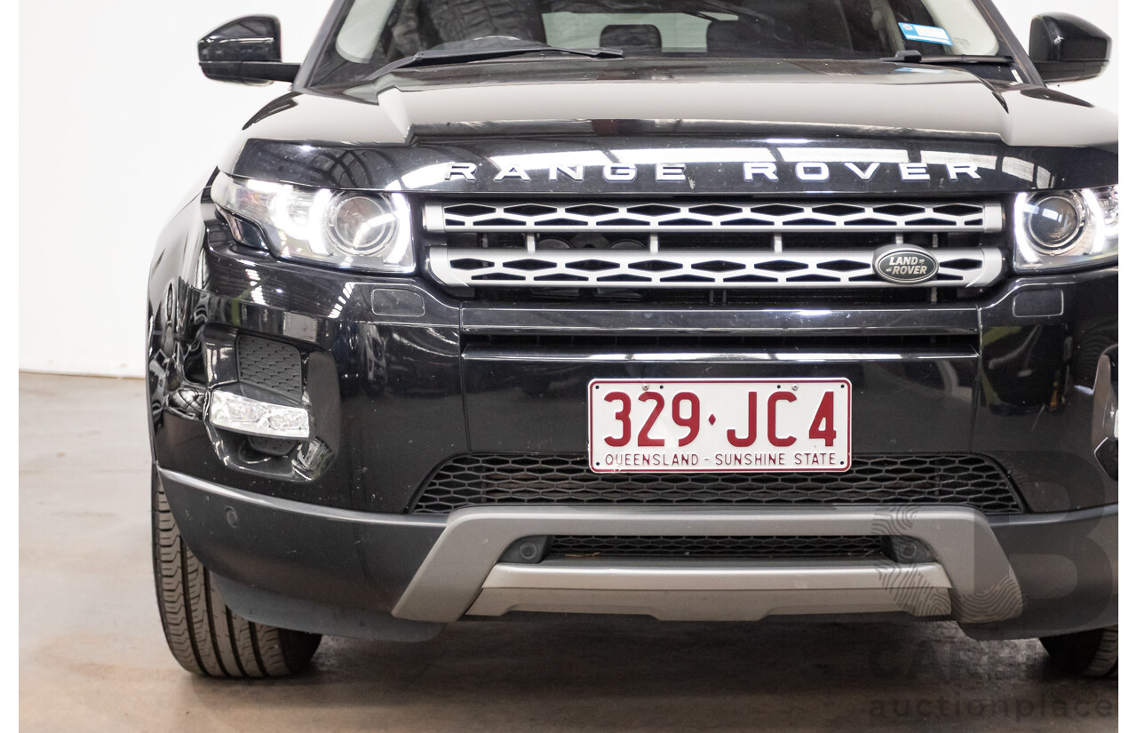06/2014 Range Rover Evoque SD4 PURE (AWD) LV MY14 5D Wagon Santorini Black Turbo Diesel 2.2L