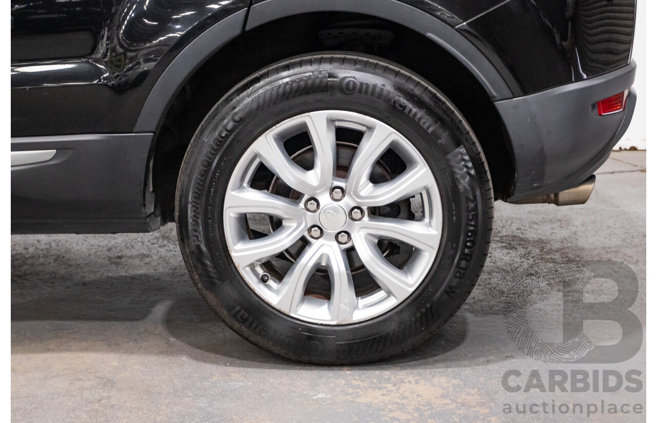 06/2014 Range Rover Evoque SD4 PURE (AWD) LV MY14 5D Wagon Santorini Black Turbo Diesel 2.2L