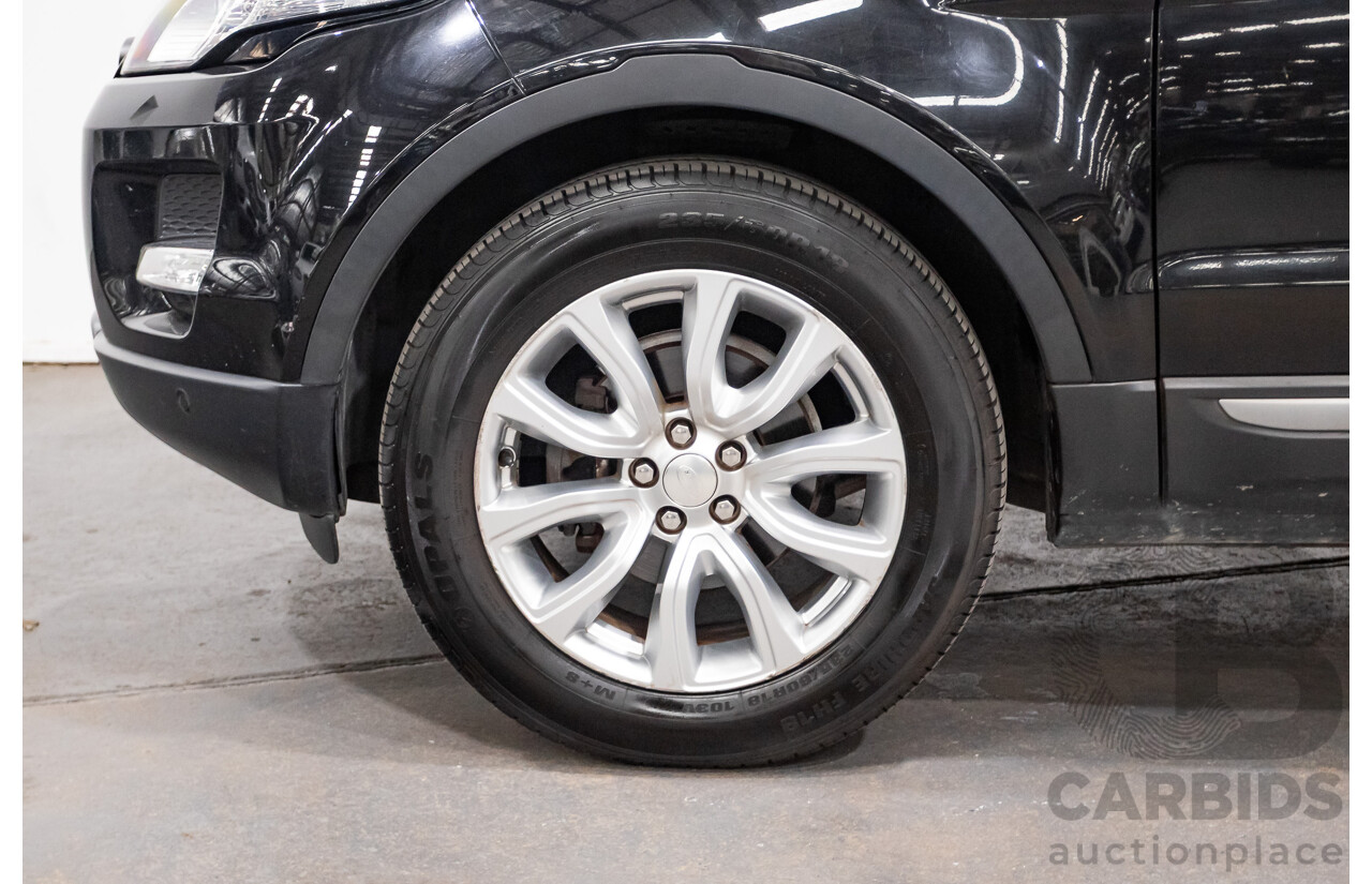 06/2014 Range Rover Evoque SD4 PURE (AWD) LV MY14 5D Wagon Santorini Black Turbo Diesel 2.2L