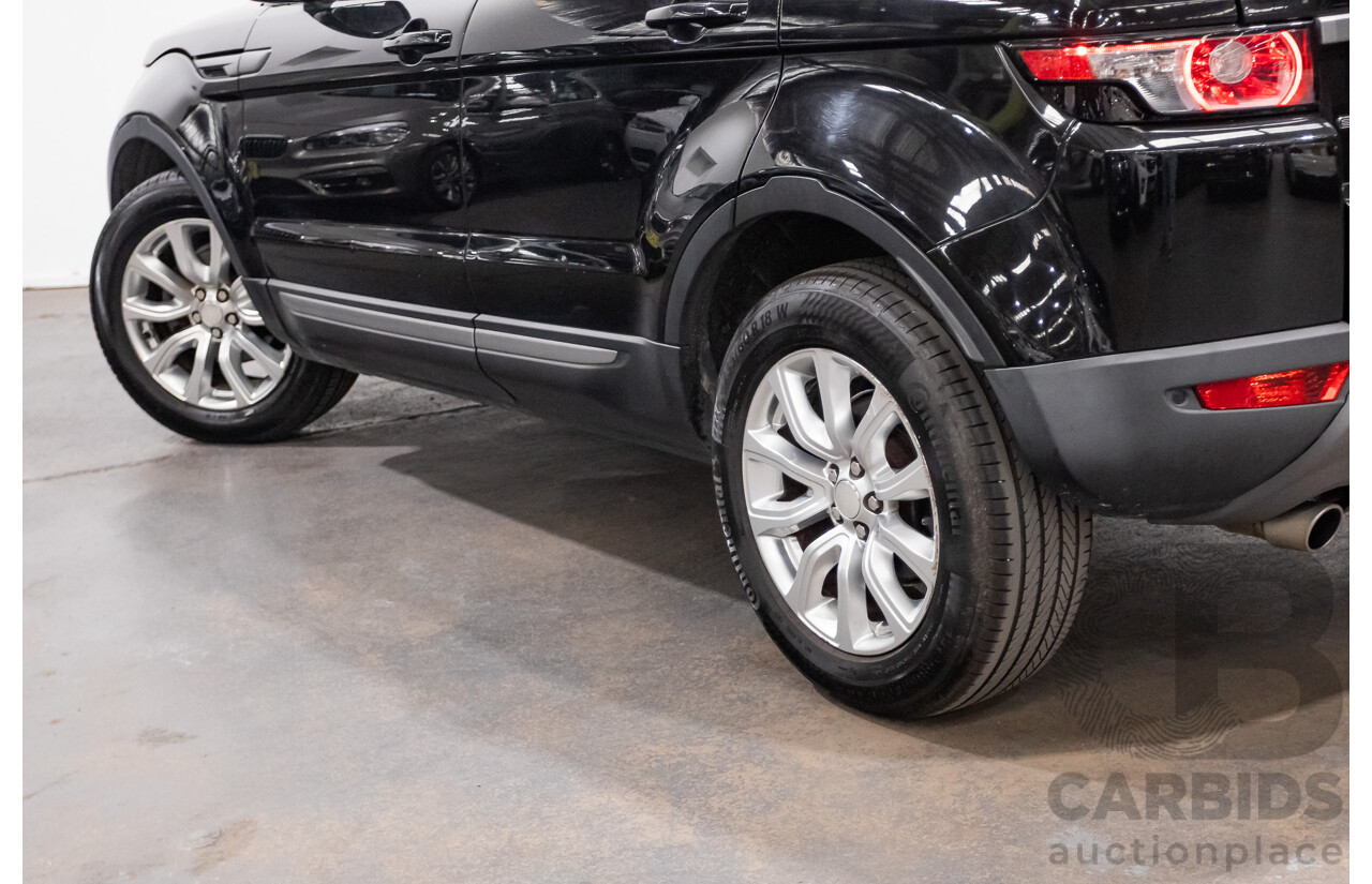 06/2014 Range Rover Evoque SD4 PURE (AWD) LV MY14 5D Wagon Santorini Black Turbo Diesel 2.2L