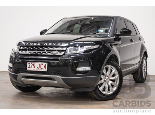 06/2014 Range Rover Evoque SD4 PURE (AWD) LV MY14 5D Wagon Santorini Black Turbo Diesel 2.2L