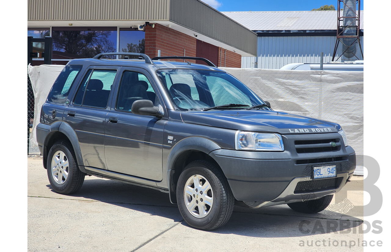 7/2002 Land Rover Freelander SE TD4 (4x4) 4d Wagon Grey 2.0L